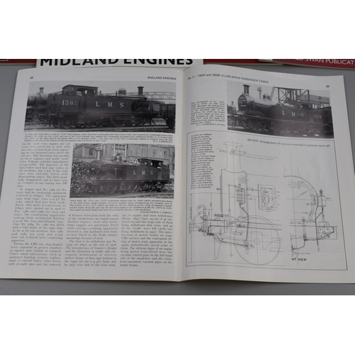 501 - Five National Railway Museum Locomotive Engine Booklets By Wild Swan Publications. Includes Midland ... 