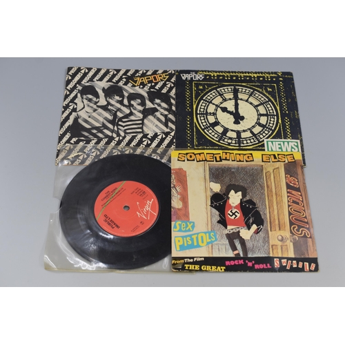 510 - A Selection of Seventeen Punk 7” Vinyl Singles, To Include Sex Pistols God Save The Queen, Ski... 