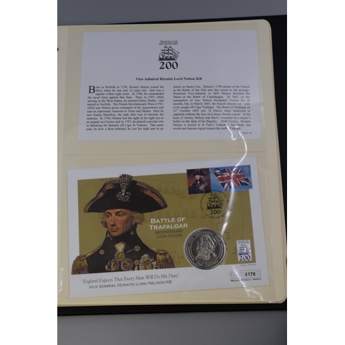 209 - Trafalgar Bicentenary: Folder Containing a Large Selection of First Day Cover Stamps and Commemorati... 