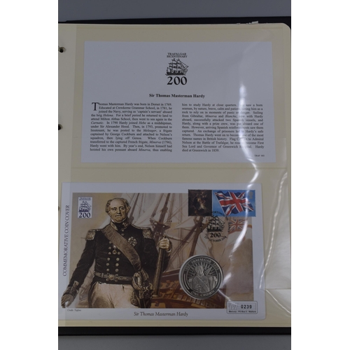 209 - Trafalgar Bicentenary: Folder Containing a Large Selection of First Day Cover Stamps and Commemorati... 