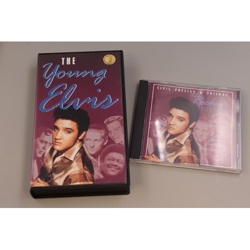 511 - Two Limited Edition Elvis Presley Box Sets ( CD & Video ) Elvis In Hollywood & The Young Elv... 