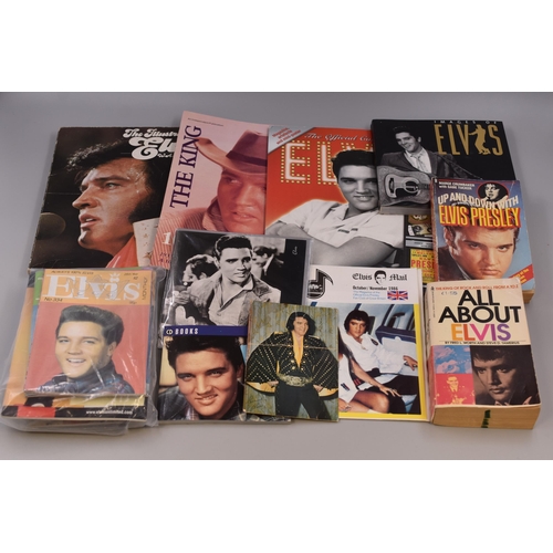 512 - Collection of Elvis Presley Ephemera to Include Official Fan Club Magazine,Collection of Elvis Month... 