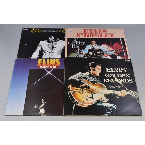 517 - A Selection of Elvis Presley Vinyl LP's (Mostly Compilation). Includes Elvis Moody Blue, Always on M... 