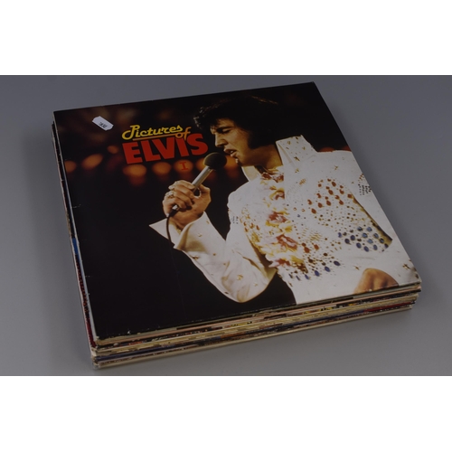 517 - A Selection of Elvis Presley Vinyl LP's (Mostly Compilation). Includes Elvis Moody Blue, Always on M... 