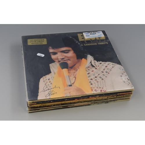 518 - A Selection of Elvis Presley Vinyl LP's (Mostly Compilation). Includes 'Elvis; A Canadian Tribute' O... 