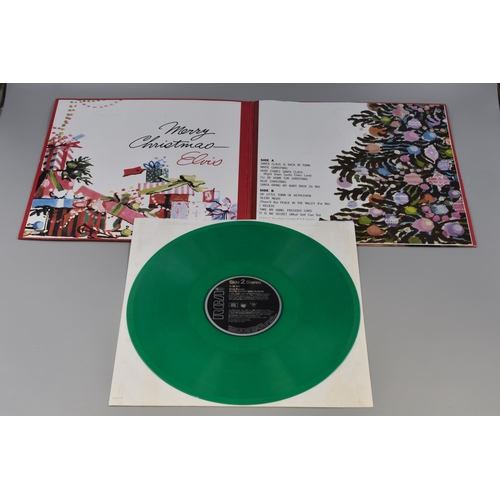 524 - Elvis Presley: Limited Edition 'Elvis Christmas Album' ( Remastered) On Green Vinyl ( PL85486) Also ... 