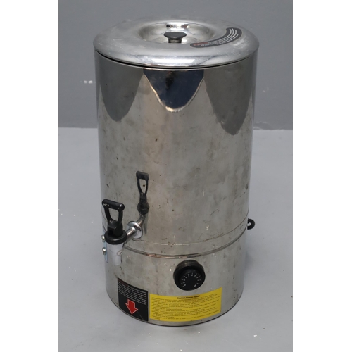 539 - Stainless Steel 20ltr Water Boiler powers on when tested