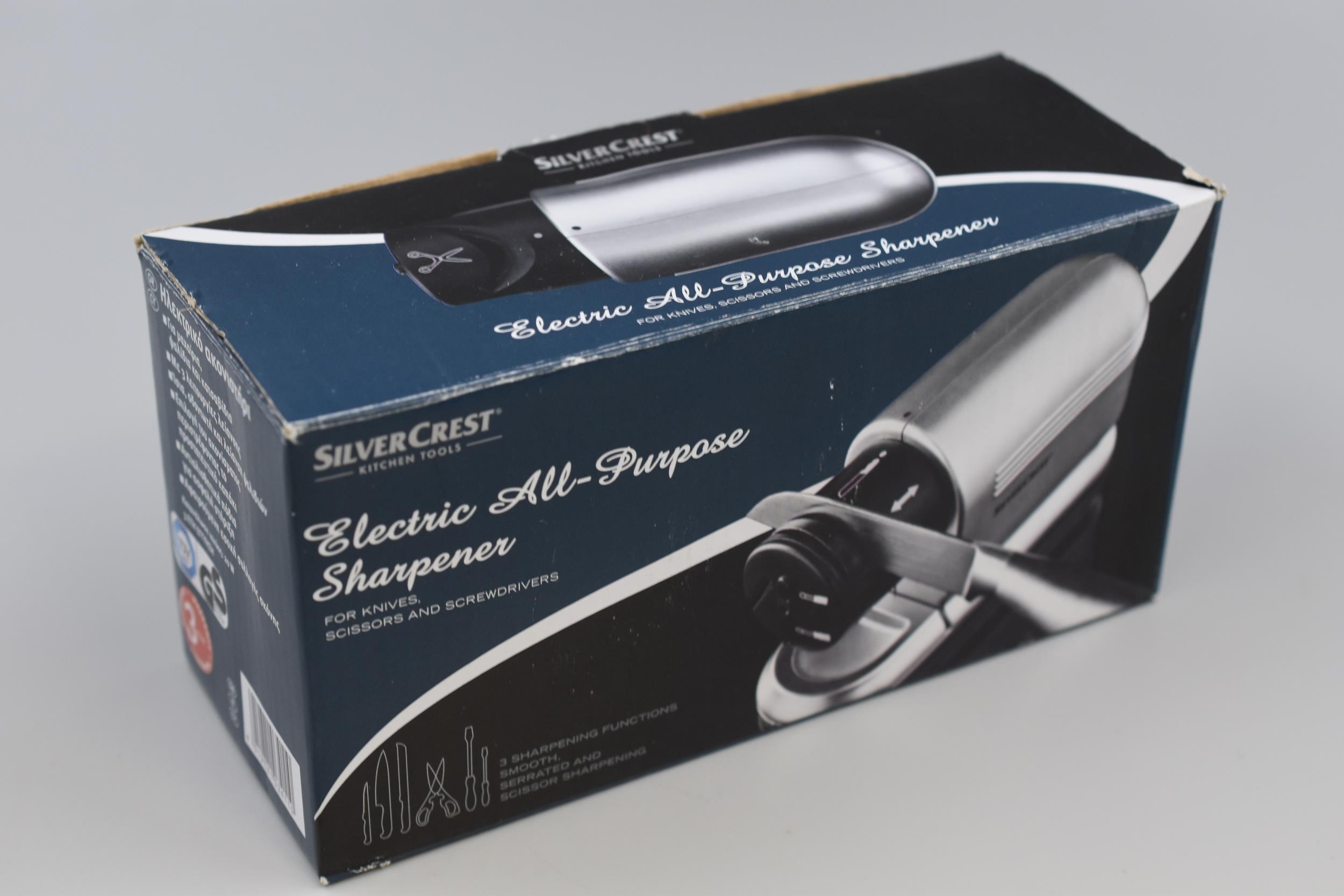 SilverCrest Electric all purpose sharpener for knives, scissors and  screwdrivers 