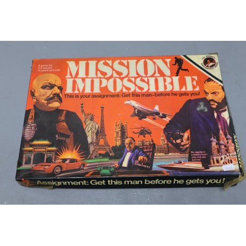 556 - Vintage Boxed Mission Impossible Game (Seems Complete)