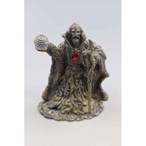 248 - Tudor Mint, Myth and Legend 'The Moon Wizard' Pewter Figure With Box