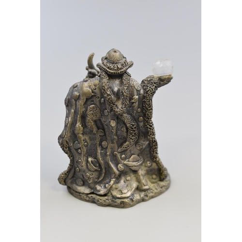 248 - Tudor Mint, Myth and Legend 'The Moon Wizard' Pewter Figure With Box