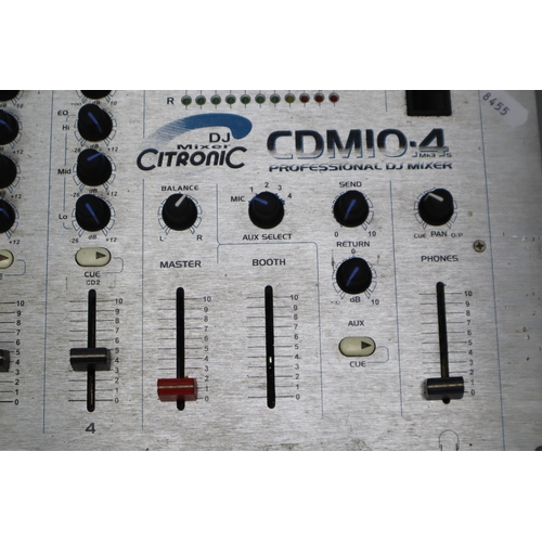 588 - Citronic CDM10-4 DJ Mixer Deck