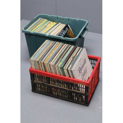 601 - Two Boxes with a Large Selection of LP’s, Various Genres