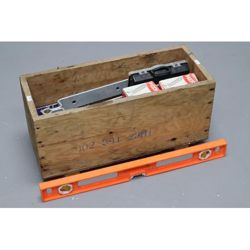 624 - mixed box to contain a large selection of sockets,pop rivet gun with a large number of rivets, large... 