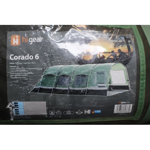 637 - Large Hi Gear Corodo 6 Six Man Tent (unchecked)