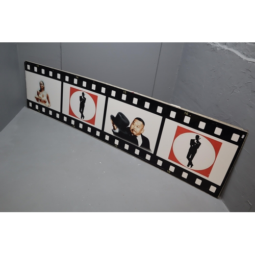 645 - LARGE James Bond Display to include Four 8ft Film Cell boards and One 5ft Display