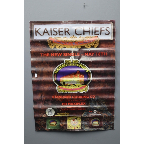 668 - A Kaiser Chief Employment Double Sided Album Poster, Approx 26