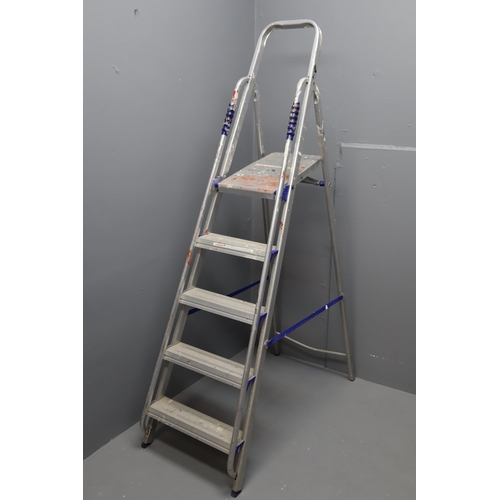 675 - ABRU Folding Ladder Approx 76