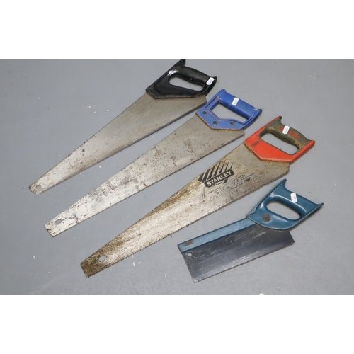 710 - Four Joiners Saws to include Stanley, AW and others