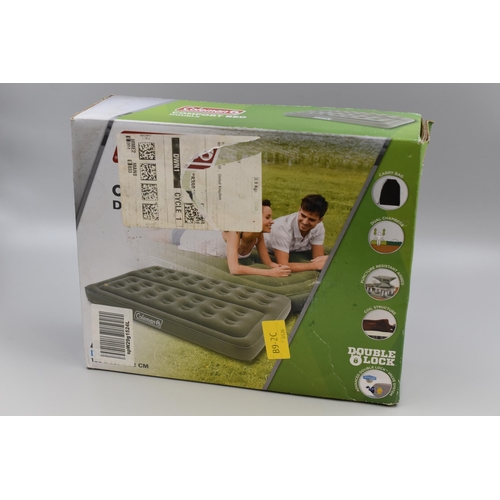 727 - Boxed Unopened Coleman Double Airbed with Double Lock Valve System