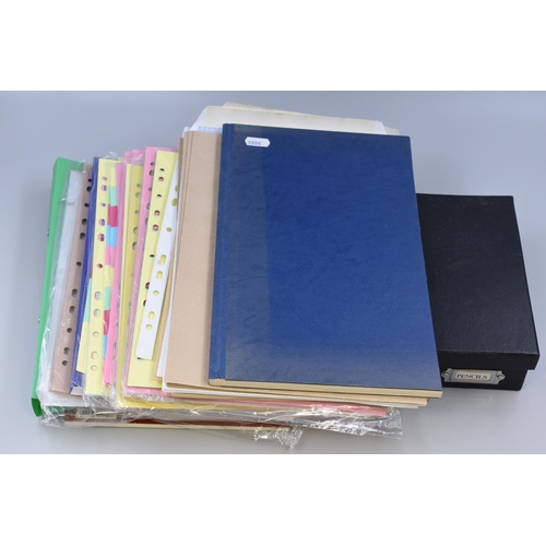 750 - Mixed Collection of New Stationary Items to include Binder, Pads, Envolopes and more