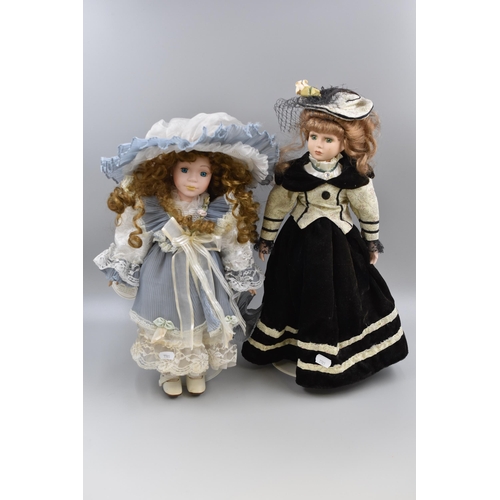 757 - Selection of 2 Vintage Porcelain Dolls