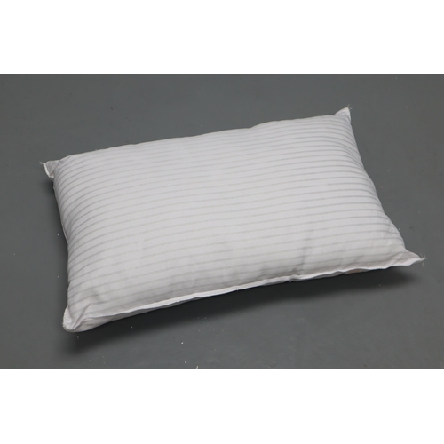 792 - As New Egyptian Cotton Box Pillow in Protective Storage Bag