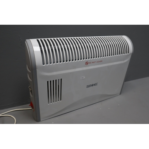 793 - Wall Mounted Duronic Radiator with Adjustable Heat (Powers On When Tested)