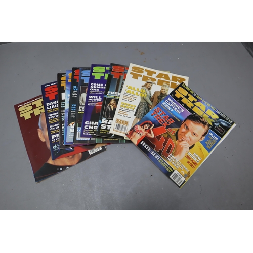 828 - LARGE Selection of Various 'Star Trek' Magazines to Include Eaglemoss Star Trek Starships Collection... 