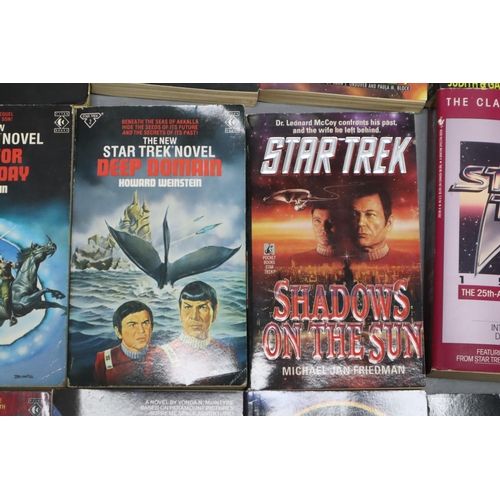 829 - LARGE Collection of Over 30 ' Star Trek ' Novels also Included Four ' Star Wreck ' Novels by Leah Re... 