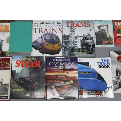 850 - A Large Selection of Assorted Locomotive Books, Mostly Steam But Also Trams and Models. Includes 'Ra... 