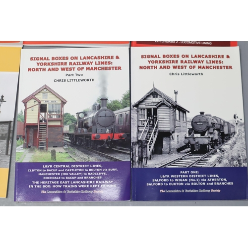 856 - Large selection of Lancashire and Yorkshire railway books and magazines to include LYR Focus magazin... 