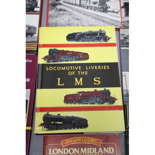 858 - Fifteen London Midland and Scottish railways hardback books to include, C Hamilton Ellis, t