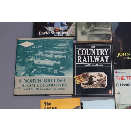 859 - Selection of 30 British Rail books, mainly hardback to include, Brian Haresnape 