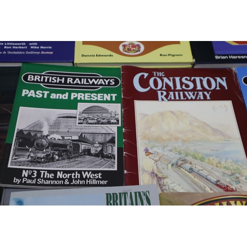 859 - Selection of 30 British Rail books, mainly hardback to include, Brian Haresnape 