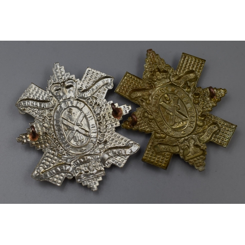 279 - Two Military Cap Badges Includes Glasgow Highland Light Infantry, And Royal Highlanders Black Watch