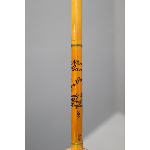 682 - A Two Piece Hardy Bros Neo Cane Glen Cassley Fly Fishing Rod, In Bag