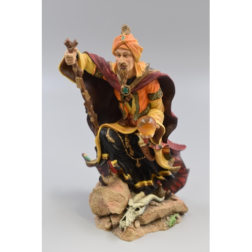 314 - Land of The Dragons Tudor Mint Desert Wizard K004 Figure With Box,approx 8