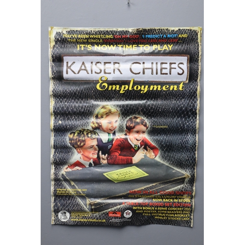 668 - A Kaiser Chief Employment Double Sided Album Poster, Approx 26