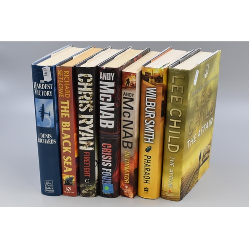 755 - Collection of Hardbacked Books to include Andy McNab, Chris Ryan, Denis Richards, Richard Setlowe, W... 