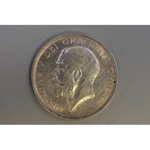 87 - George V 1916 Silver Half Crown