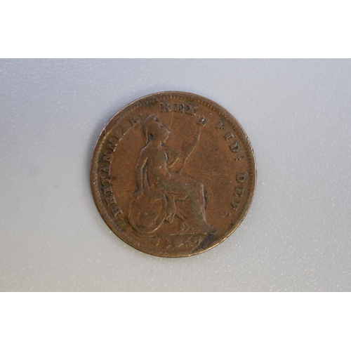 92 - 1835 William IV High Grade 1/3 Farthing Coin