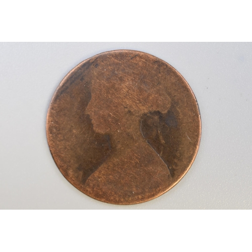 109 - Rare 1869 Clear Date Penny, Victoria