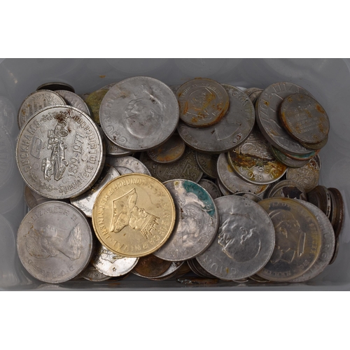 124 - Large Selection of Mixed Unsorted Coinage (1.3kg)