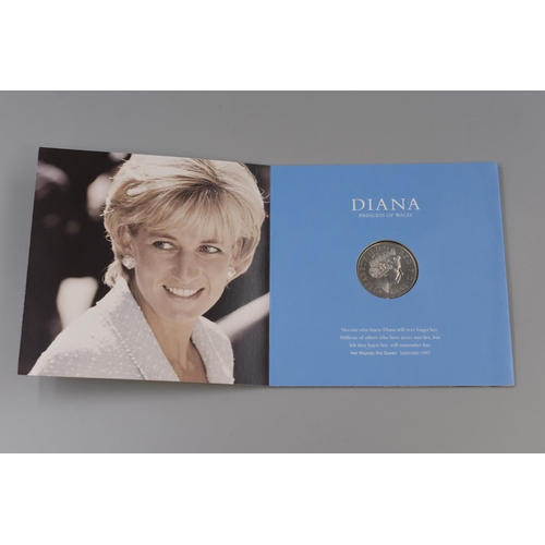 154 - Royal Mint Elizabeth II Diana £5 Memorial Coin complete with Case