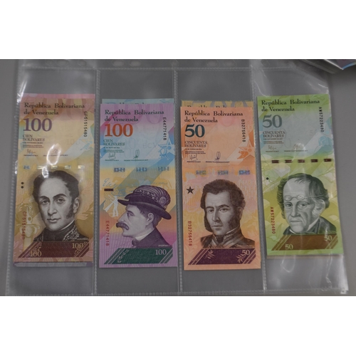 155 - Selection of 20 Uncirculated Venezuela Original Banknotes