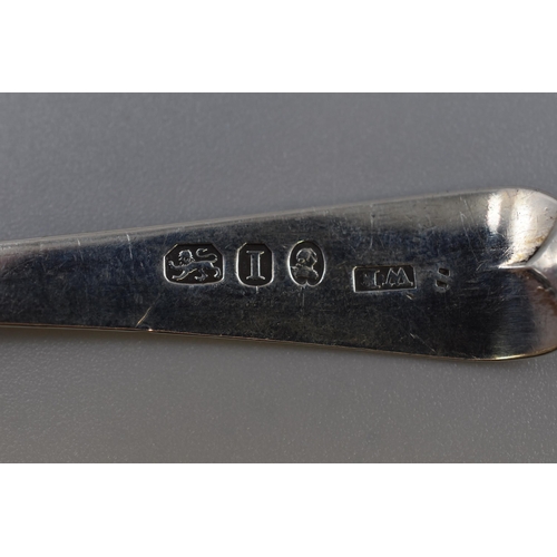 34 - Georgian Hallmarked London Silver Spoon Circa 1804