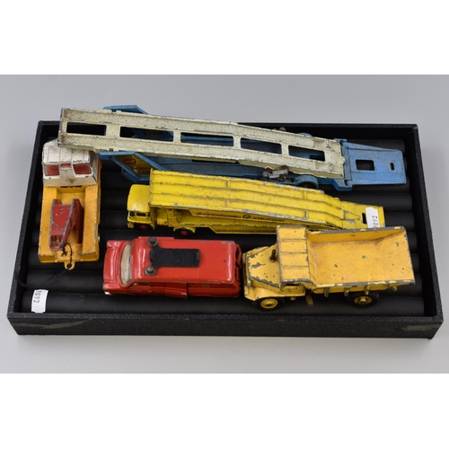 274 - Mixed Tray of Vintage Playworn Di-Cast Vehicles to include Dinky, Corgi and others