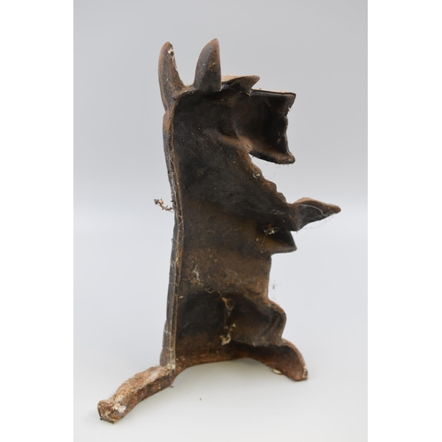 281 - A Cast Iron Scotty Dog Door Stop, Approx 14