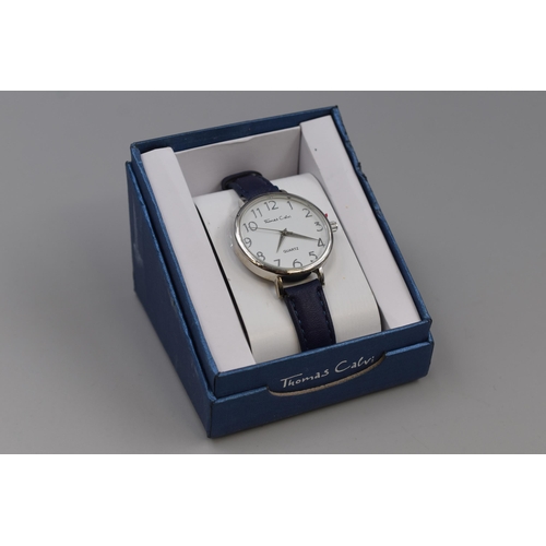 67 - New Thomas Calvi Quartz Watch in Case